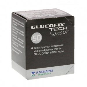 Menarini Glucofix Tech Sensor Teststrips (50 stuks)