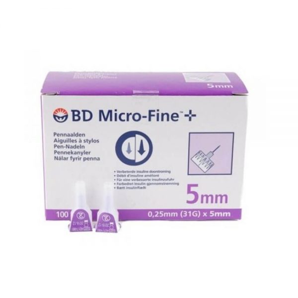 BD Micro-Fine Pennaalden 5mm (100 stuks)