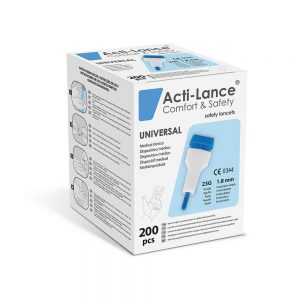Acti-Lance Veiligheidslancetten Universal 23G (200 stuks)
