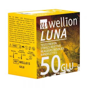 Wellion Luna Bloedsuiker Teststrips 50 stuks